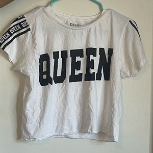 “Queen” Crop Top